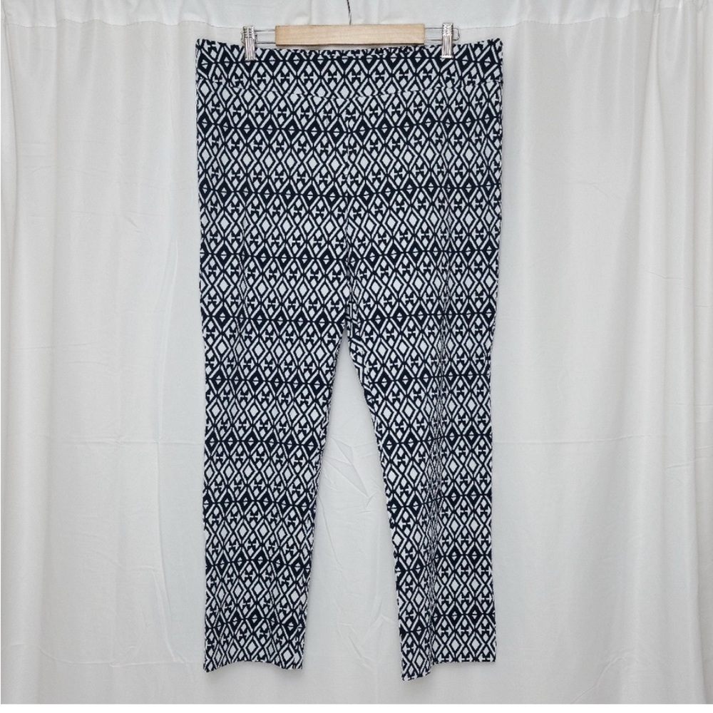 Erica Taylor Patterned Pull On Pants XXL